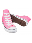 CONVERSE Кеды женские (Vietnam) 14677 Розовые высокие