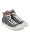 CONVERSE Кеды кожа/замш унисекс высокие (Vietnam) 20736 Черные