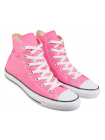 CONVERSE Кеды женские (Vietnam) 14677 Розовые высокие