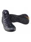 CONVERSE Кеды женские высокие (Vietnam) 14685 Черные с замочками 