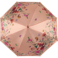 9333 FLIORAJ FJ050215 Зонт НЕЖНОСТЬ жен п/а трость ручка крюк soft touch купол 120 см Бежевый сатин
